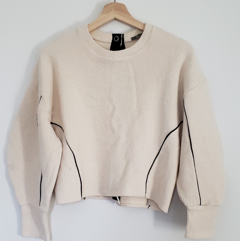 *NWT* Dixie Fashion Cream Balloon Sleeve Sweater